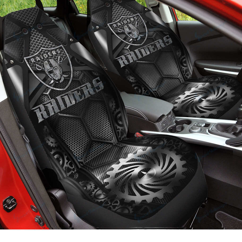Las Vegas Raiders Car Seat Covers BG205