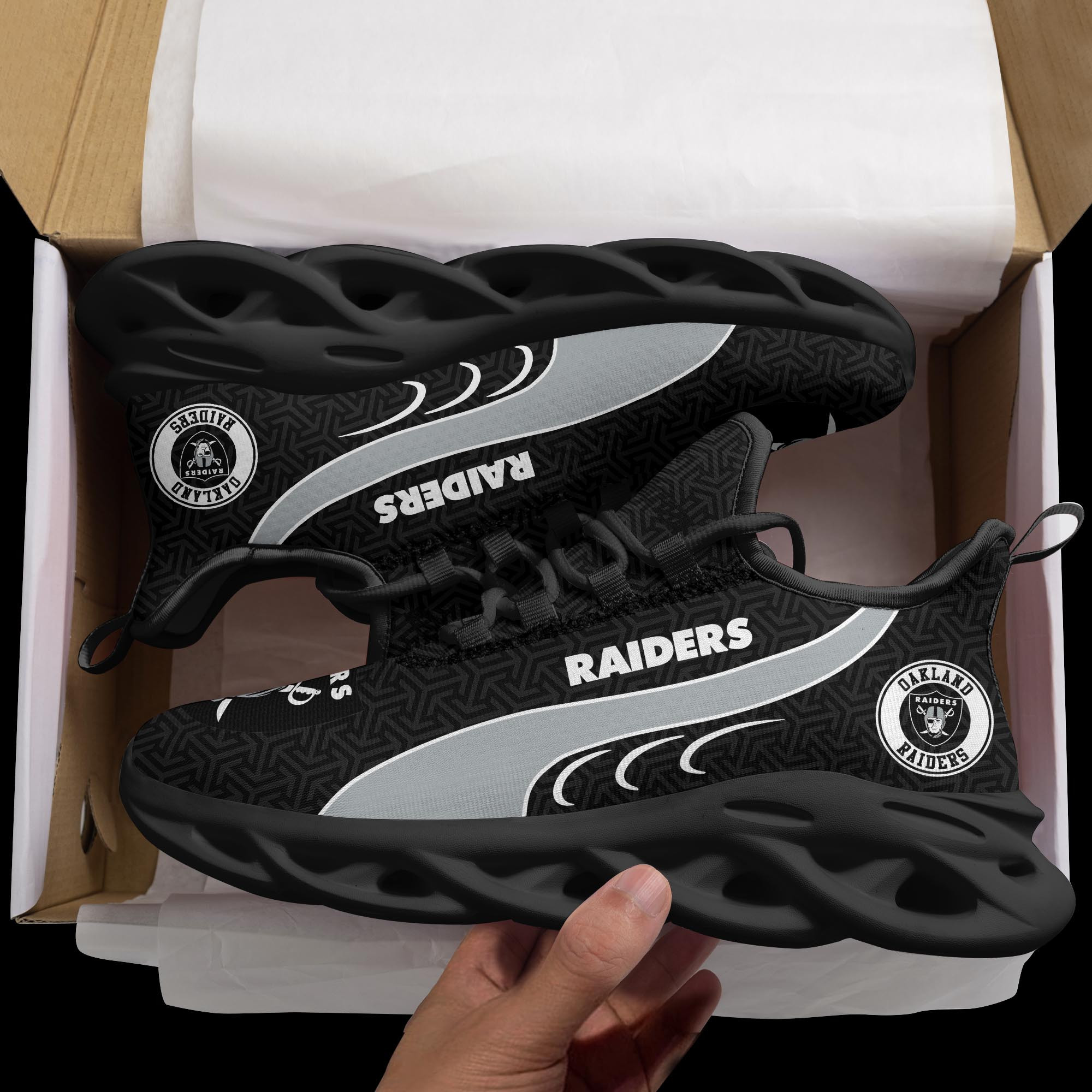Las Vegas Raiders Clunky Shoes T-42107