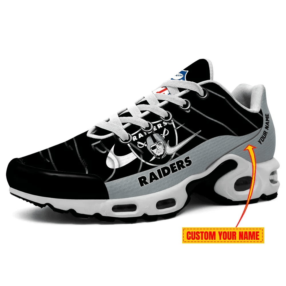 Las Vegas Raiders Personalized Name Team Mix Colors V4 TN Shoes Air Cushion Sneakers