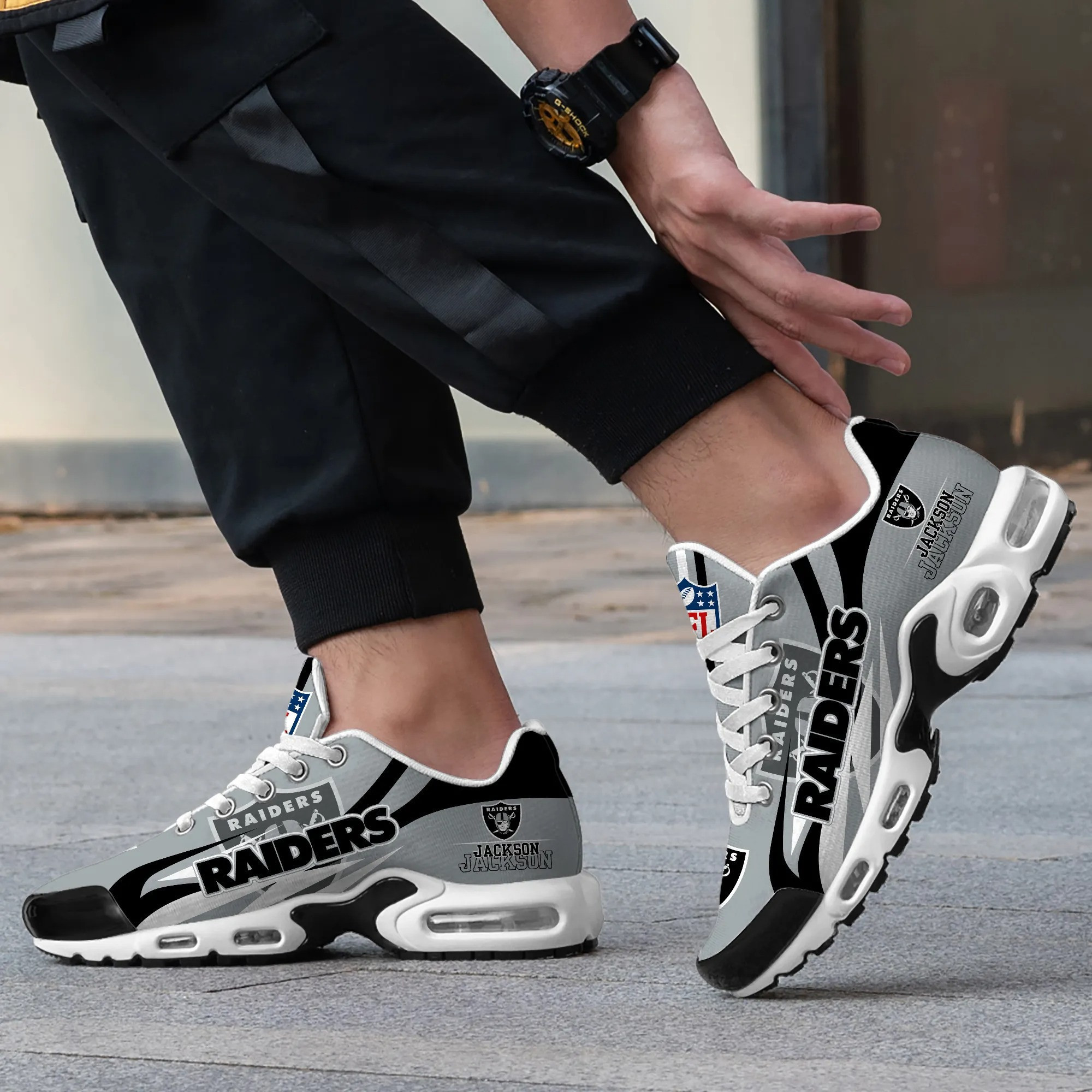 Las Vegas Raiders Personalized Plus Air Max Sneaker Shoes