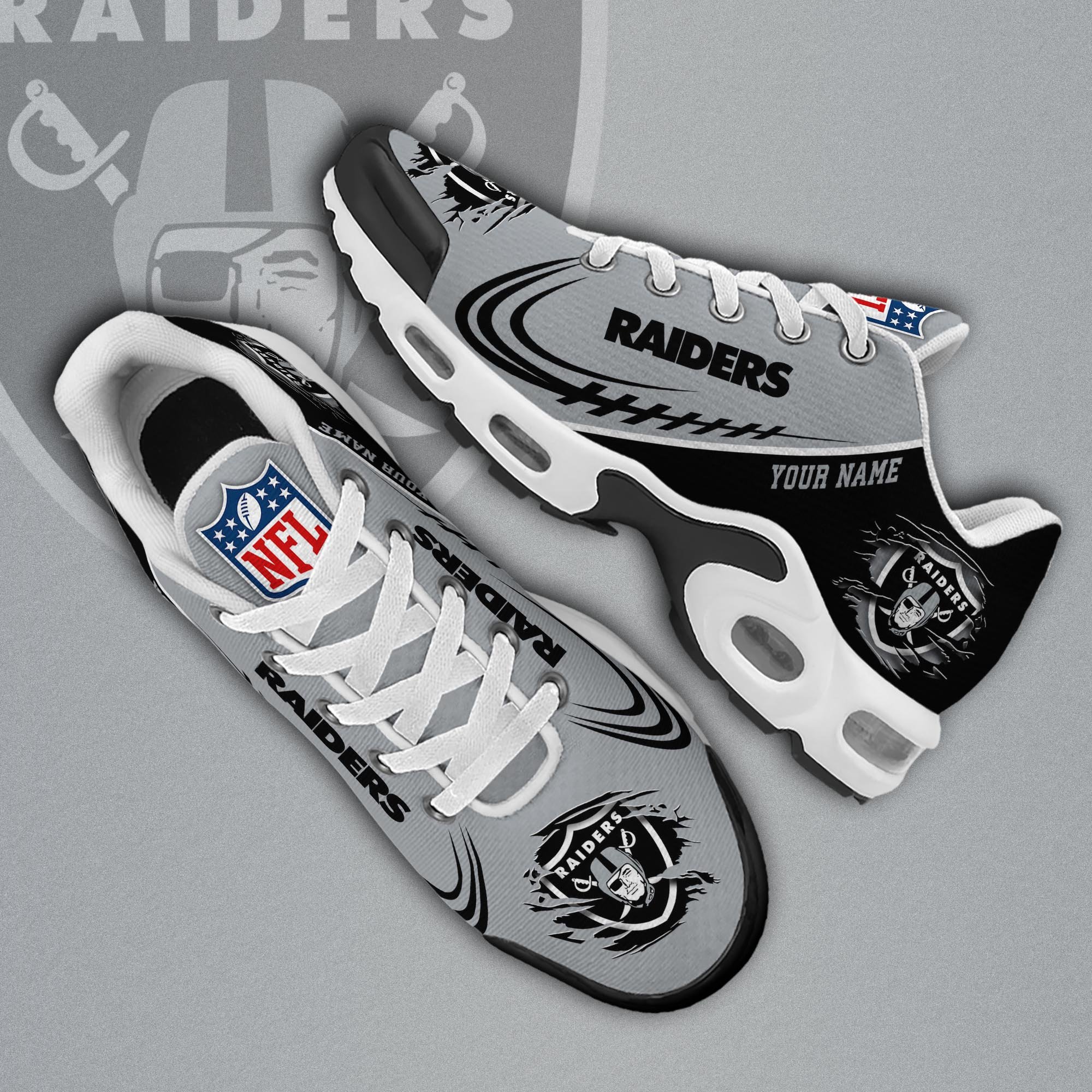 Las Vegas Raiders TN Shoes 2026 Version Custom Name