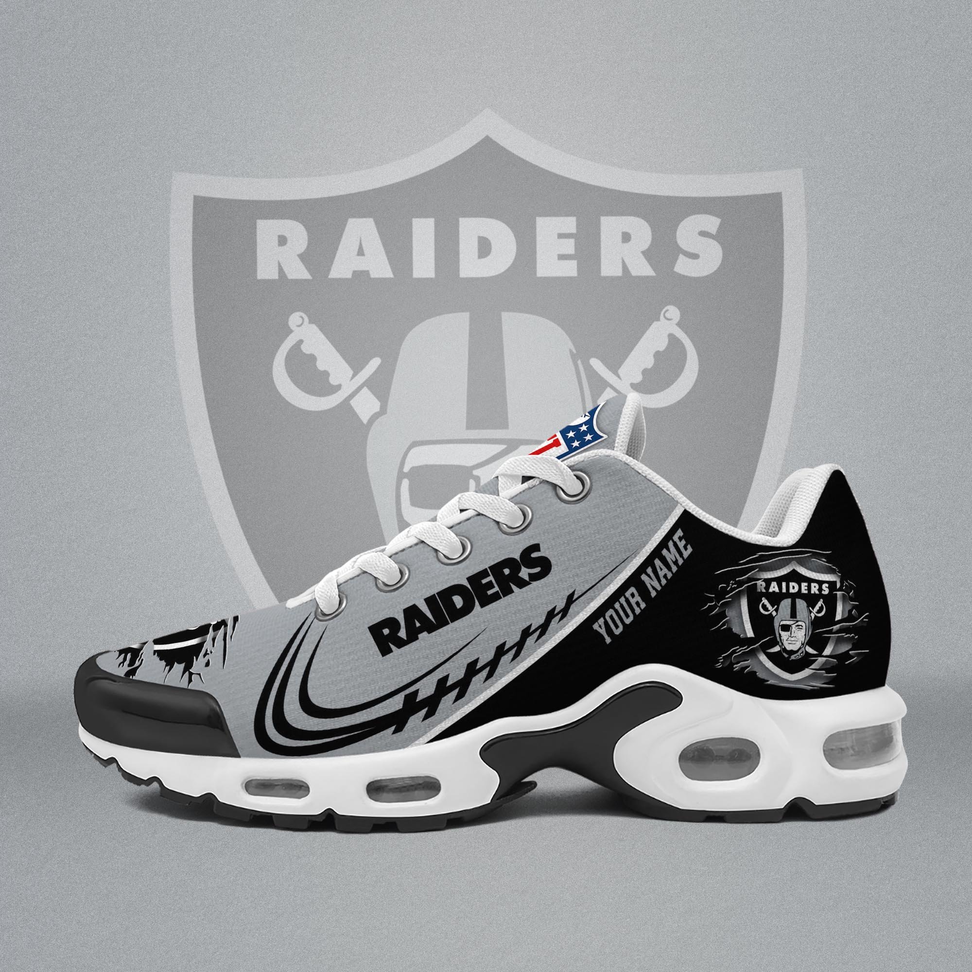 Las Vegas Raiders TN Shoes 2026 Version Custom Name