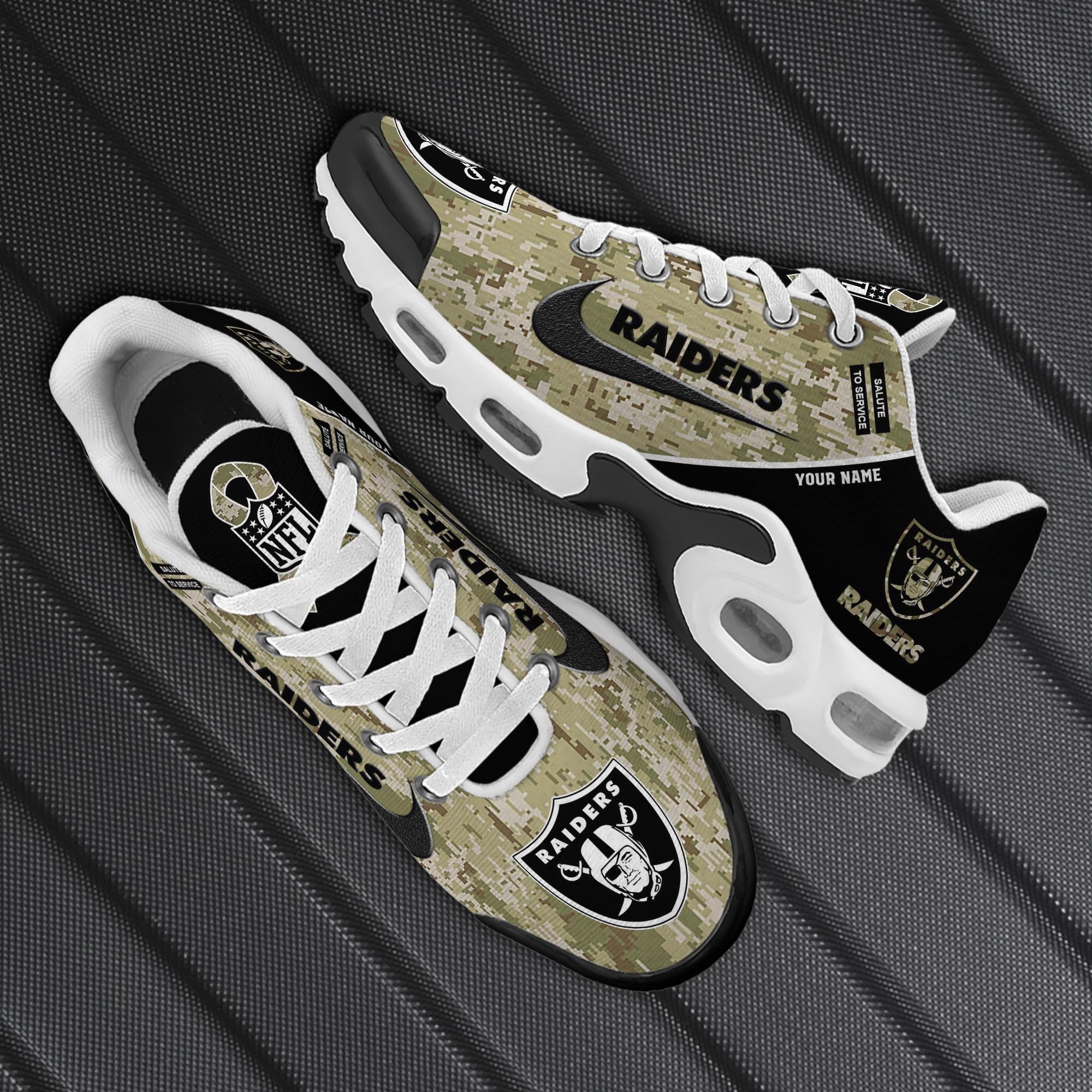 Las Vegas Raiders TN Shoes 2026 Version Custom Name, Camouflage Shoes PH586
