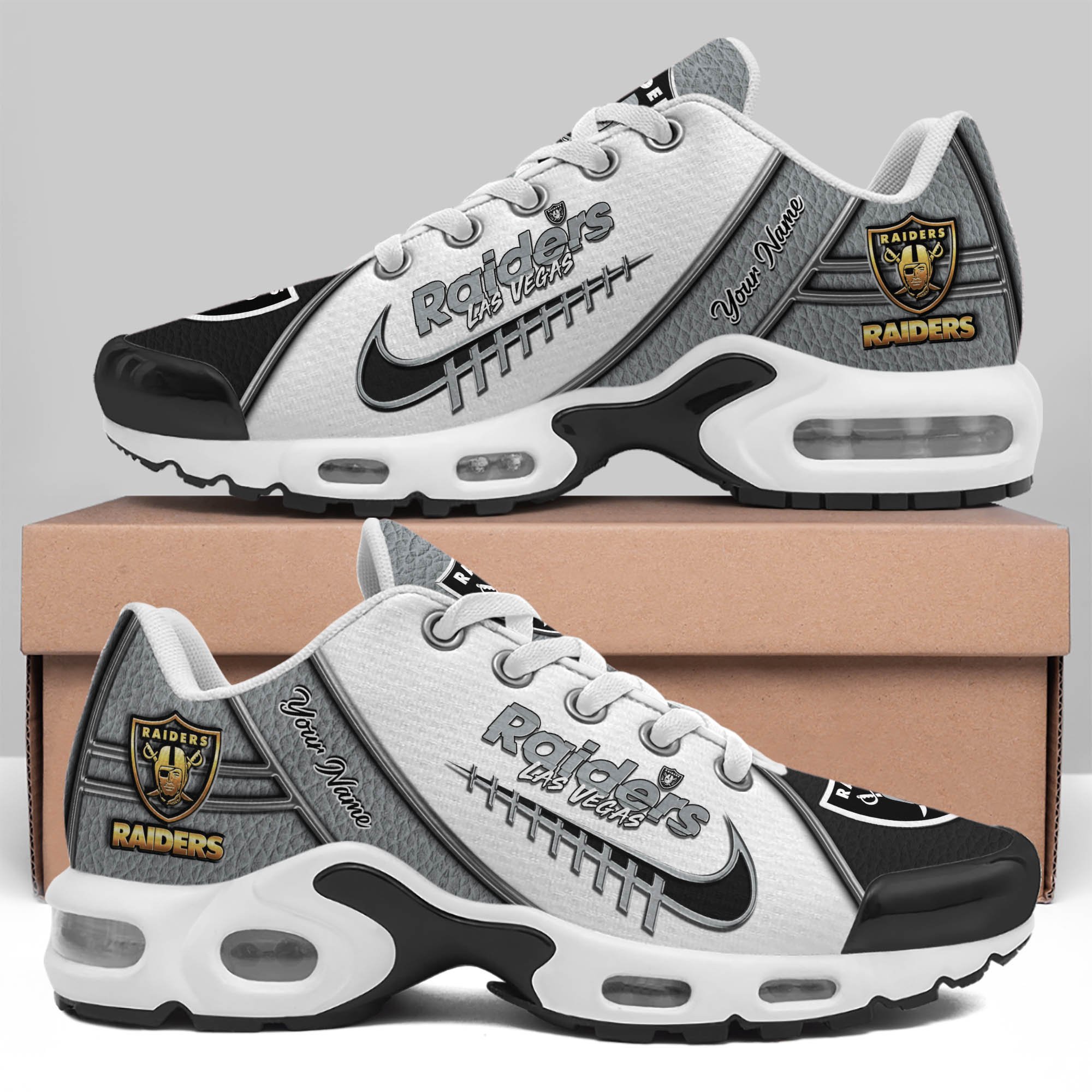 Las Vegas Raiders TN Shoes 2026 Version Custom Your Name, Football Team Shoes 516