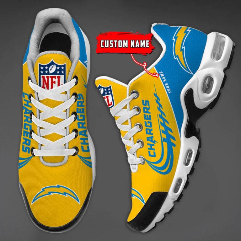 Los Angeles Chargers-Custom Name-TN Shoes Perfect Gift