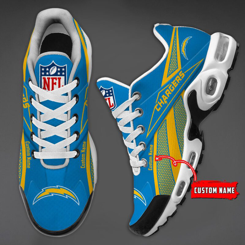 Los Angeles Chargers Premium Air Max Plus Sport Sneakers For Fan Gifts