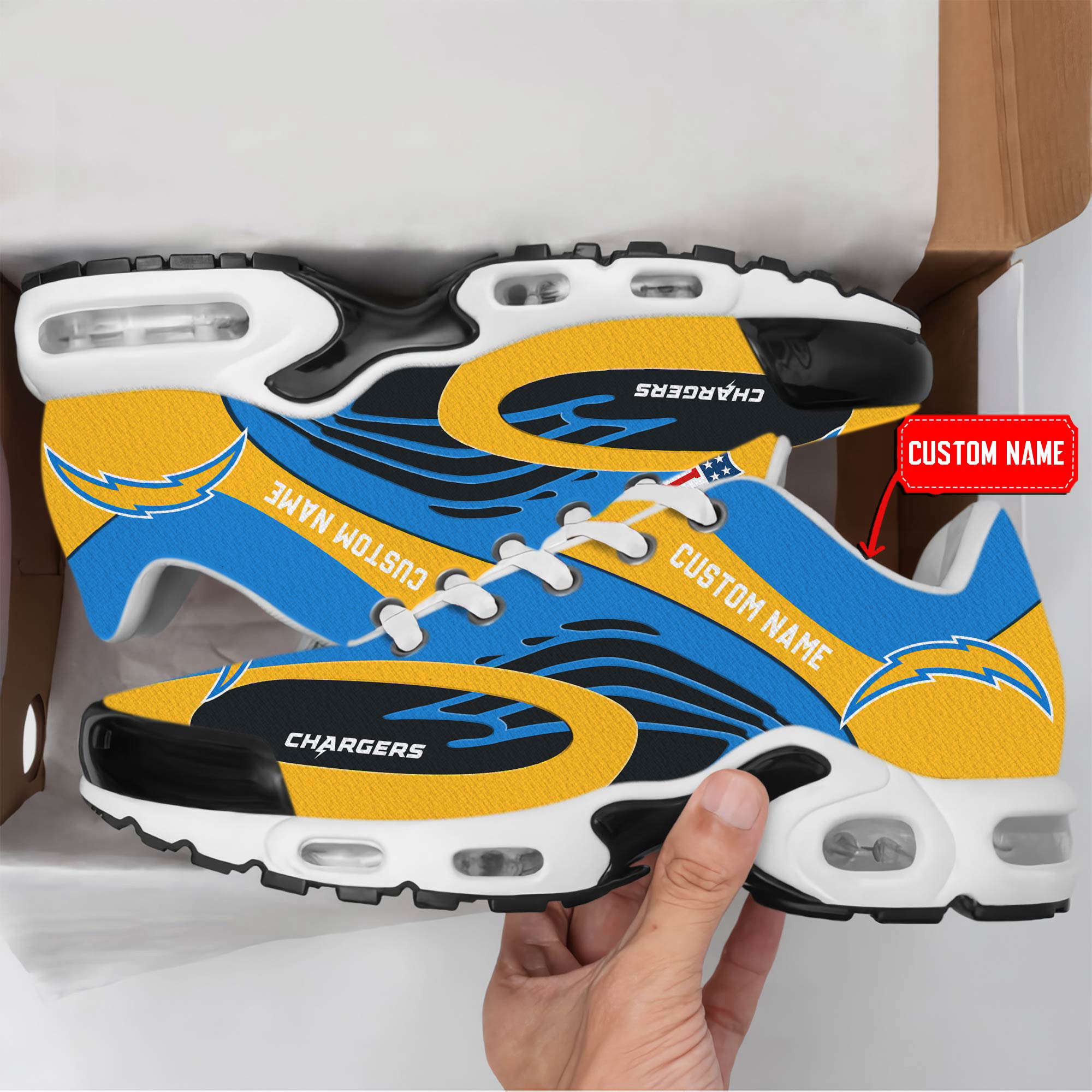 Los Angeles Chargers Premium TN Shoes Air Cushion Sneakers