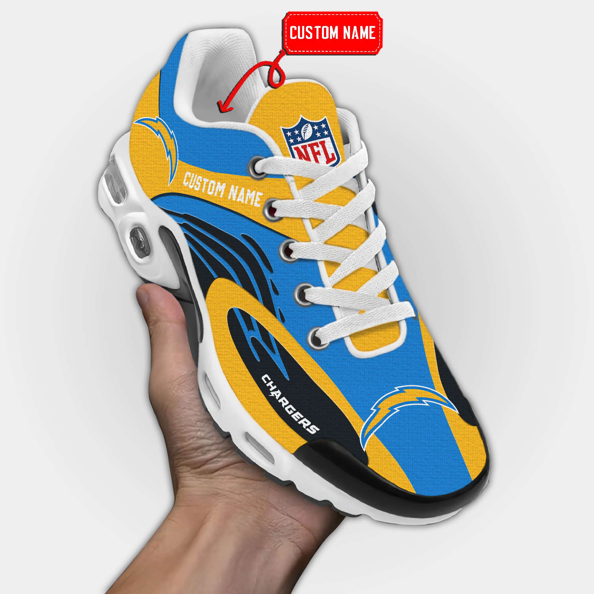 Los Angeles Chargers Premium TN Shoes Air Cushion Sneakers