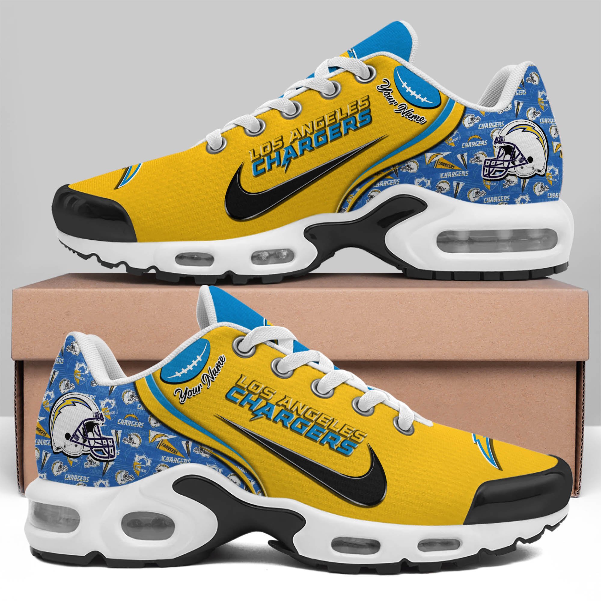 Los Angeles Chargers TN Shoes 2026 Version Custom Your Name 499