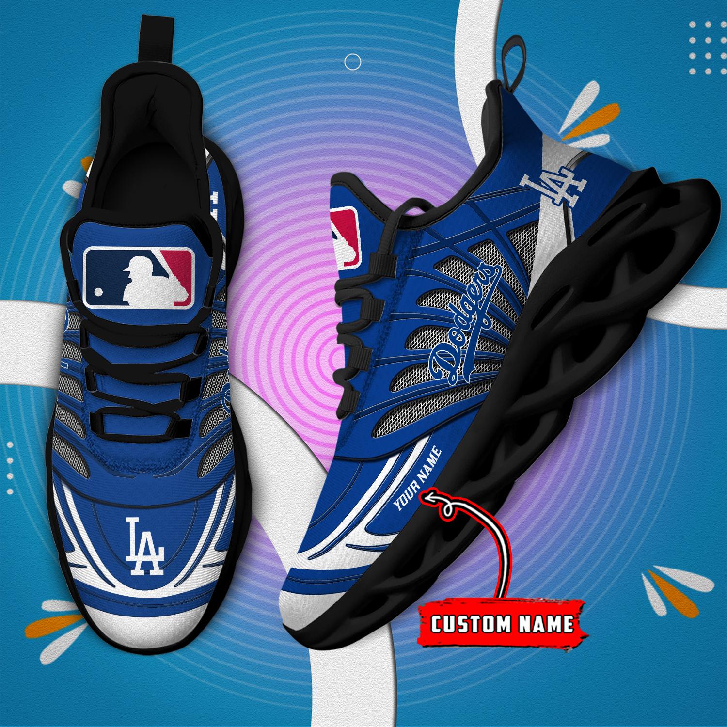 Los Angeles Dodgers Personalized Max Soul Shoes