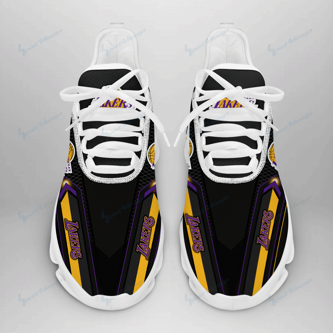 Los Angeles Lakers Personalized Max Soul YZ Running Sneakers 61