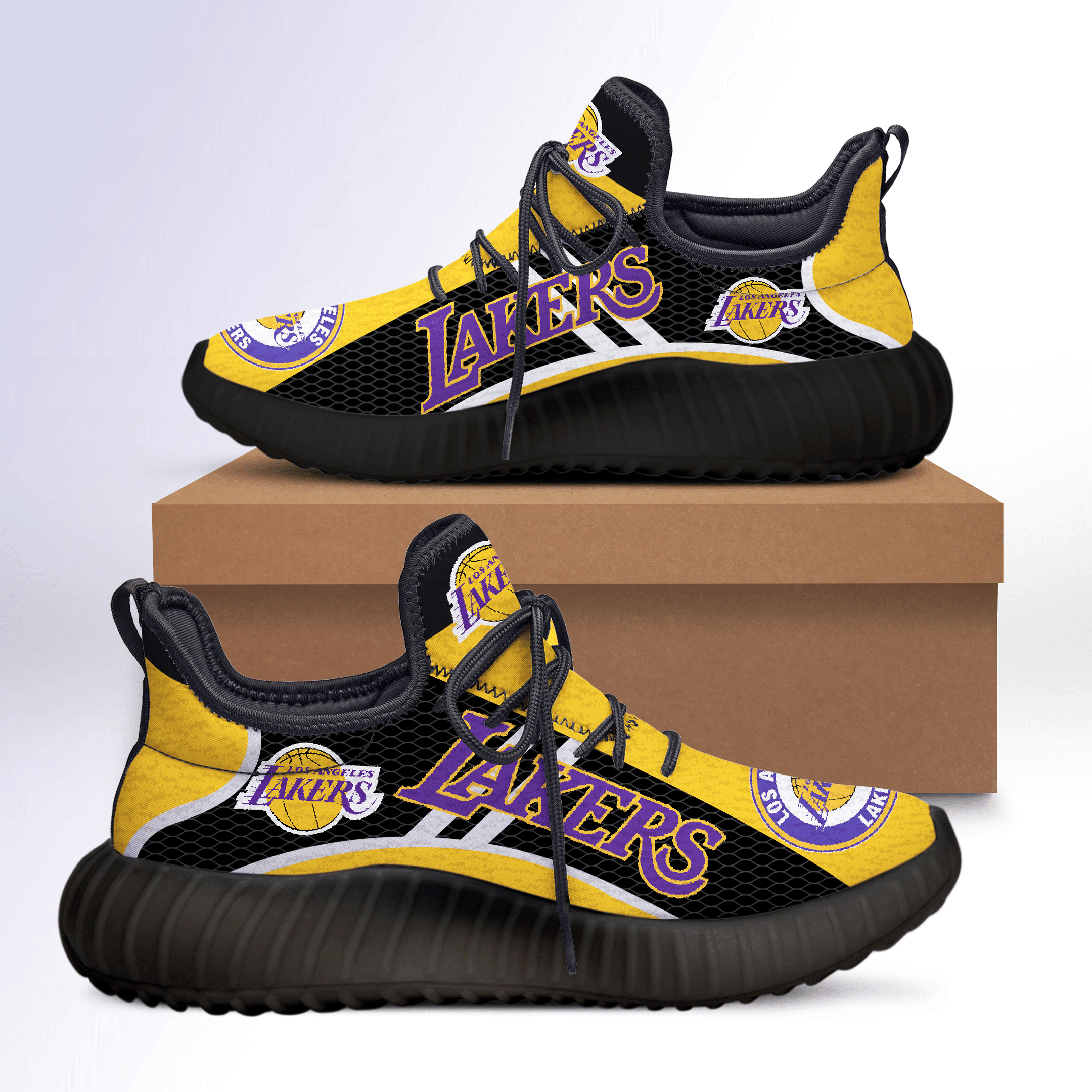 Los Angeles Lakers YZ Shoes - v3