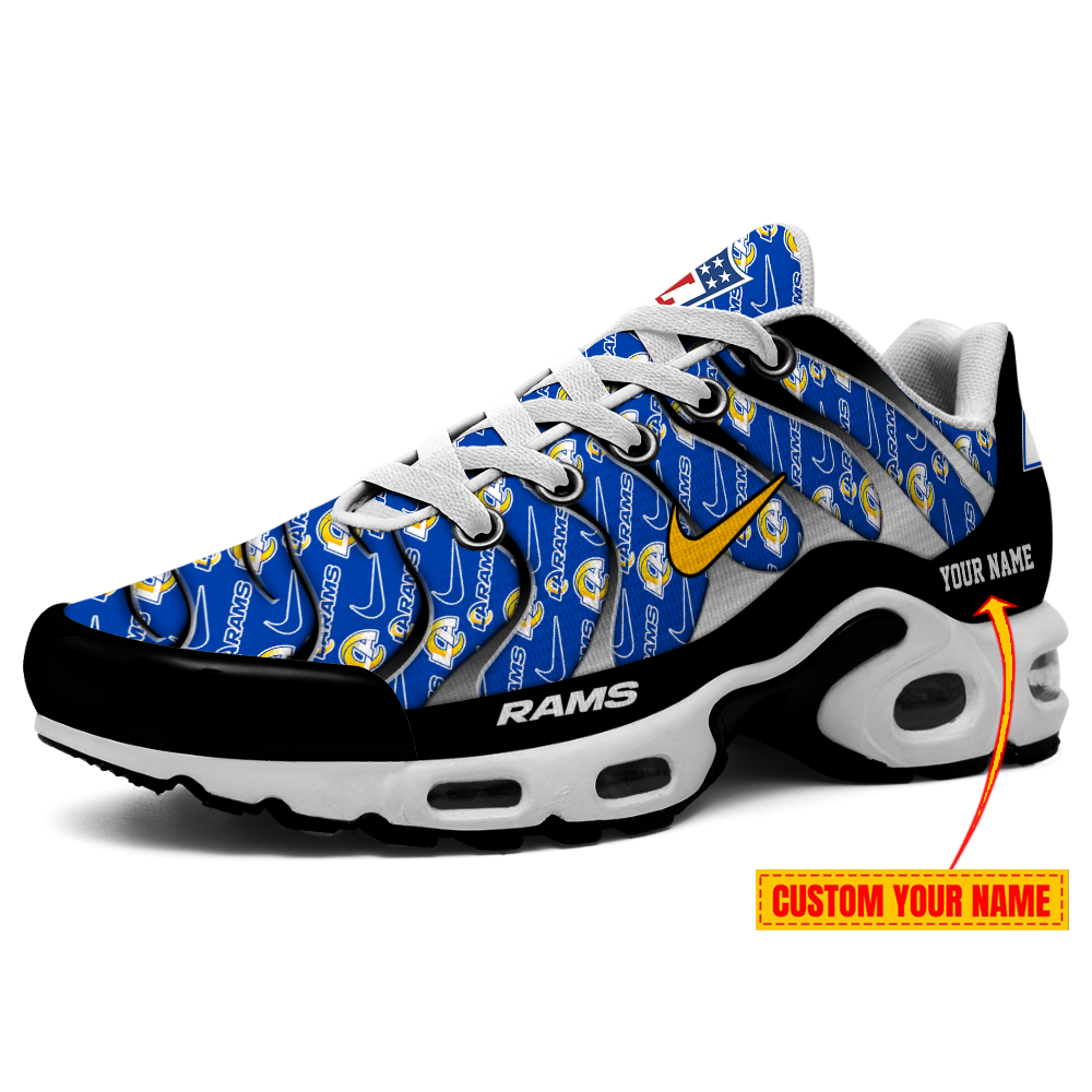 Los Angeles Rams-Pattern Swoosh Personalized H56 Shoes-SP16112319ID02DS08