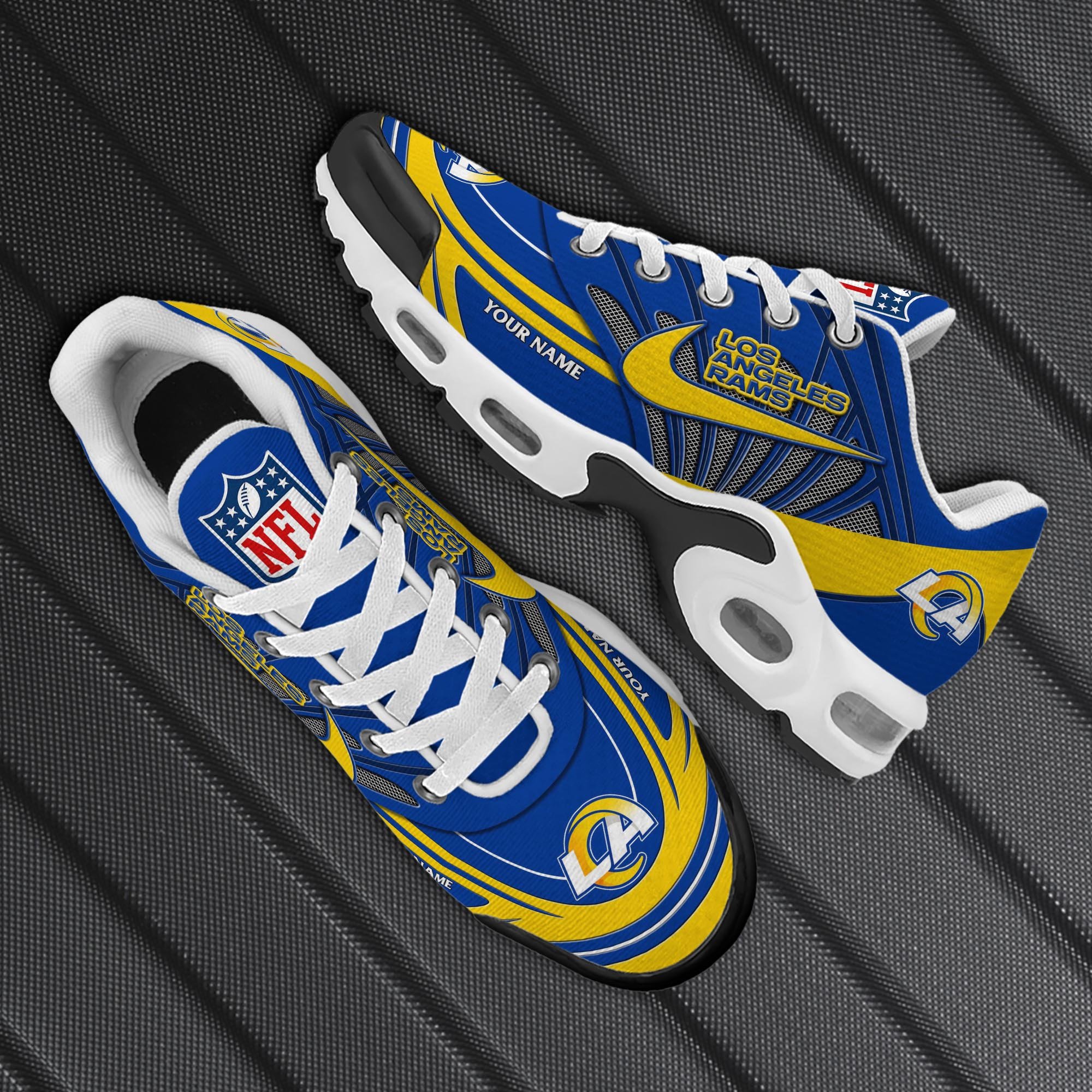 Los Angeles Rams TN Shoes 2026 Version Custom Your Name 582