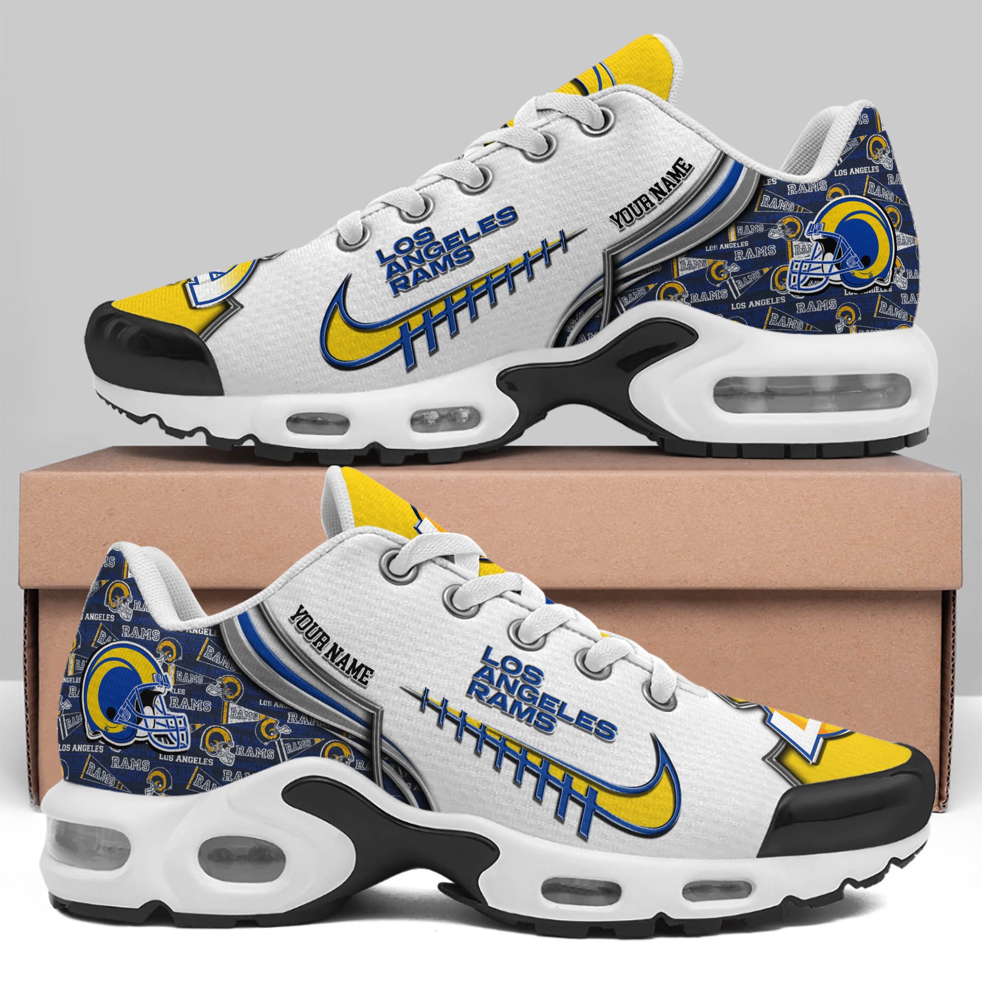 Los Angeles Rams TN Shoes 2026 Version Custom Your Name 642