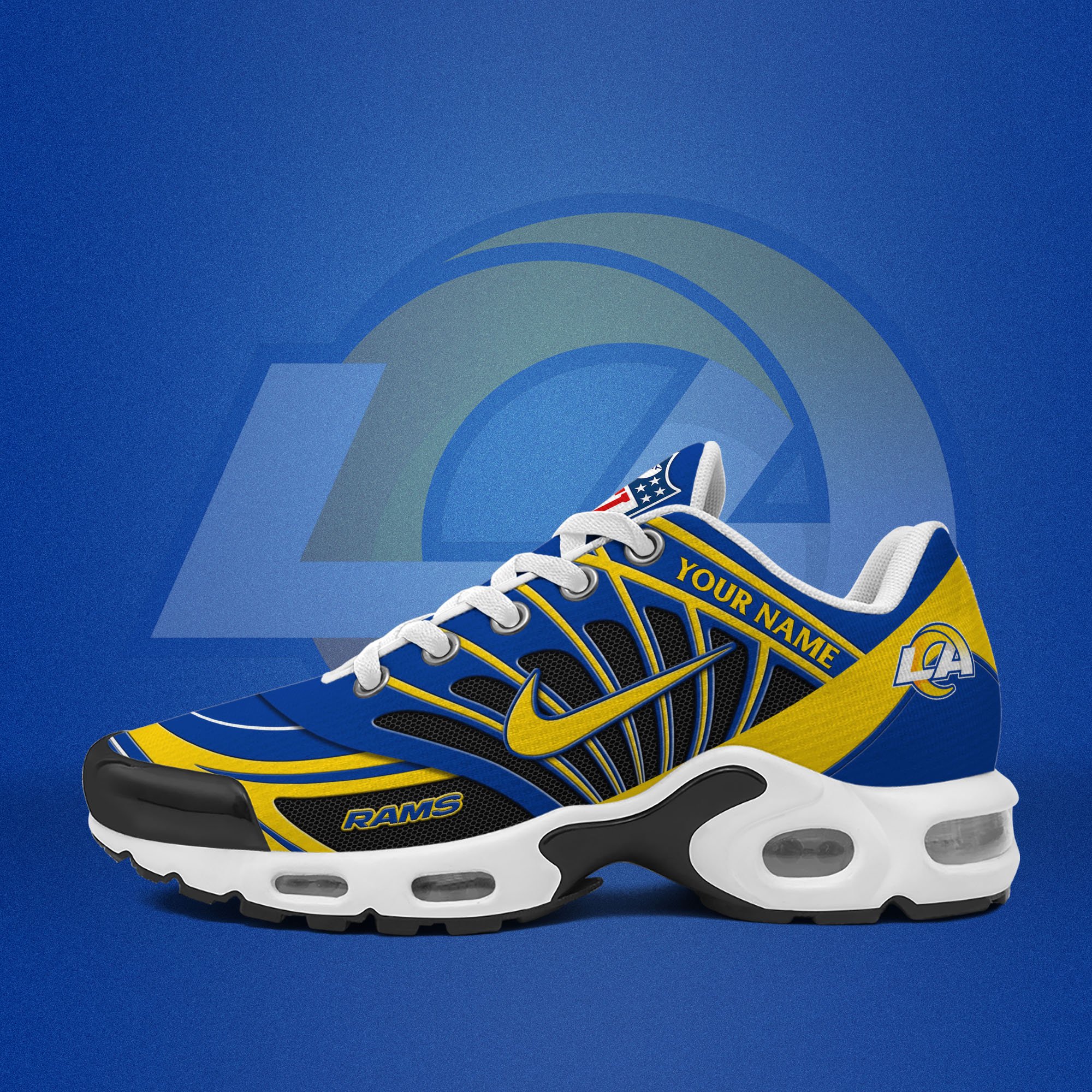 Los Angeles Rams TN Shoes 2026 Versions Custom Your Name 921