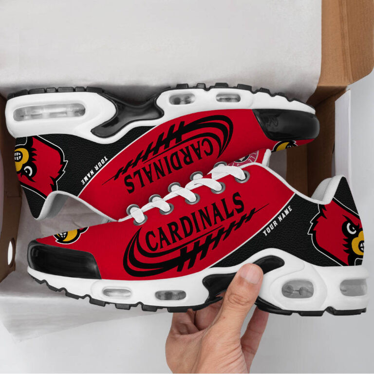 Louisville Cardinals Custom Name TN Shoes DS001