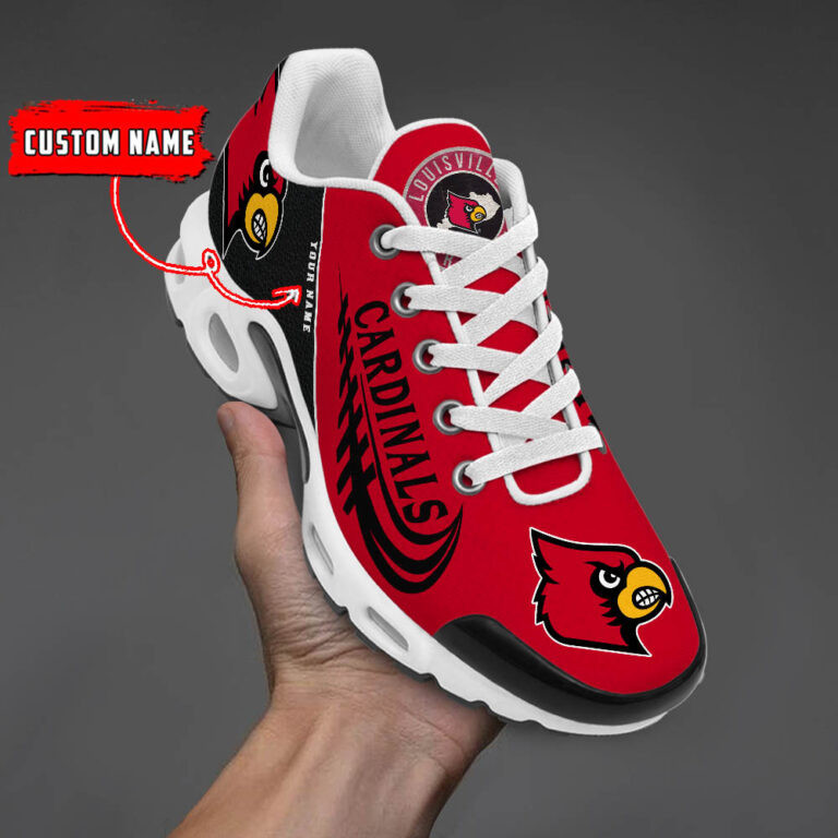Louisville Cardinals Personalized TN Air Max Shoes Air Cushion Sneakers