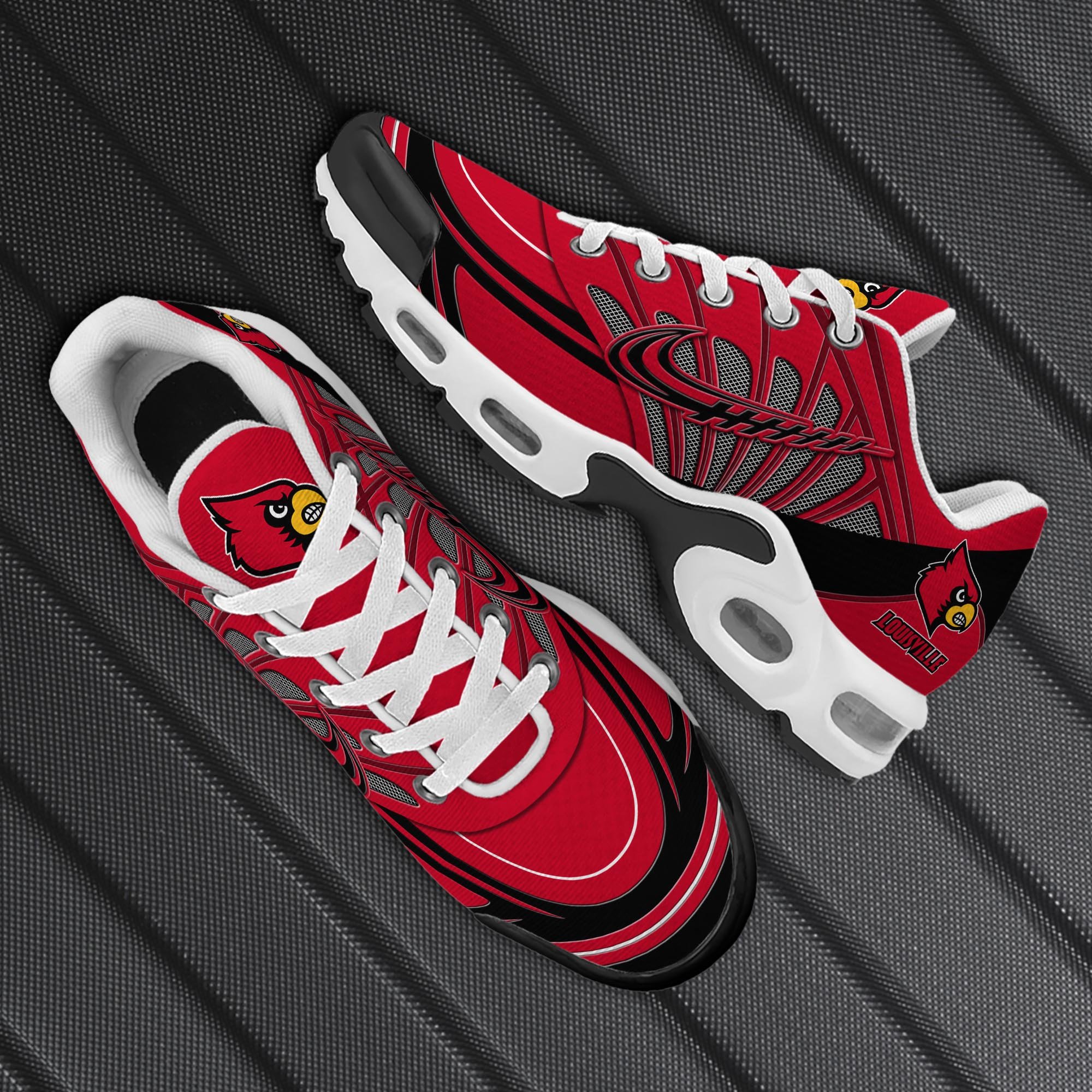 Louisville Cardinals TN Shoes 2026 Version Custom Name 135