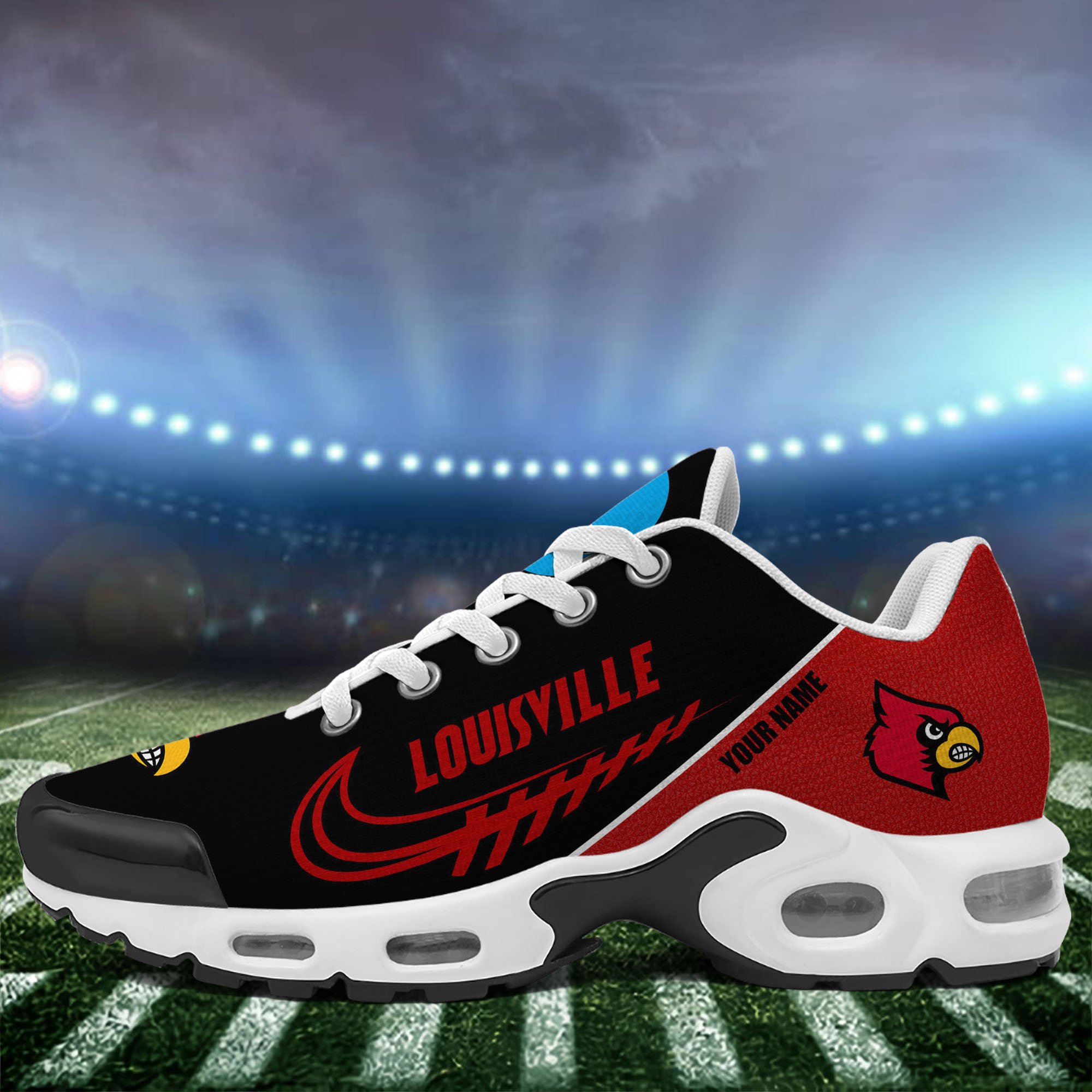 Louisville Cardinals TN Shoes Custom Your Name 514