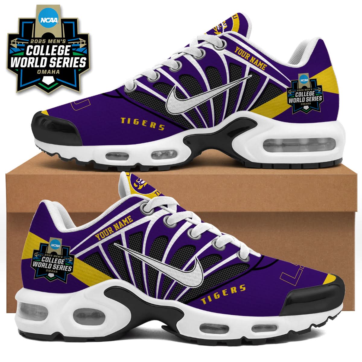 LSU Tigers 2026 World Series Air Max Shoes