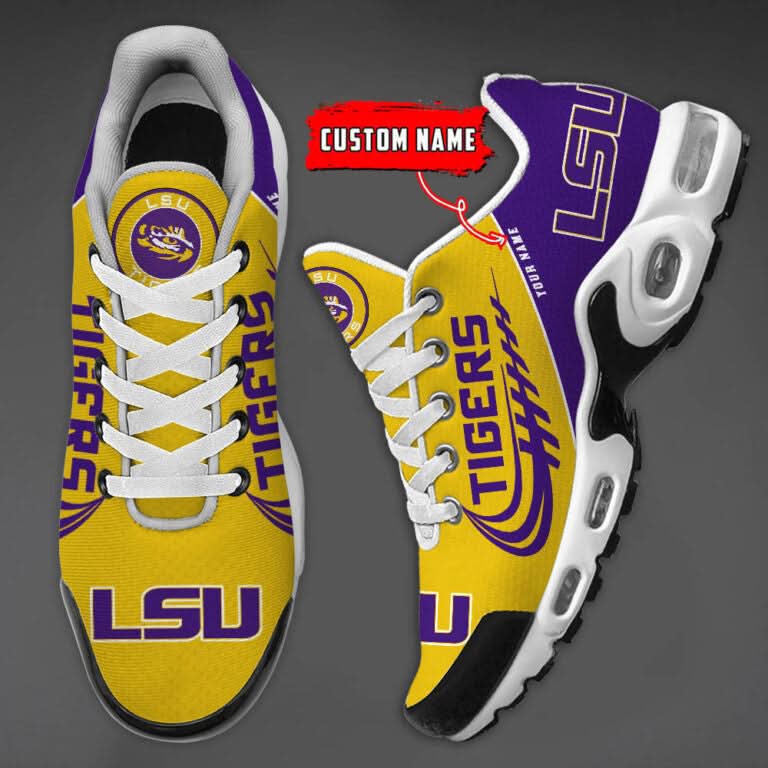 LSU Tigers-Custom Name-TN Shoes