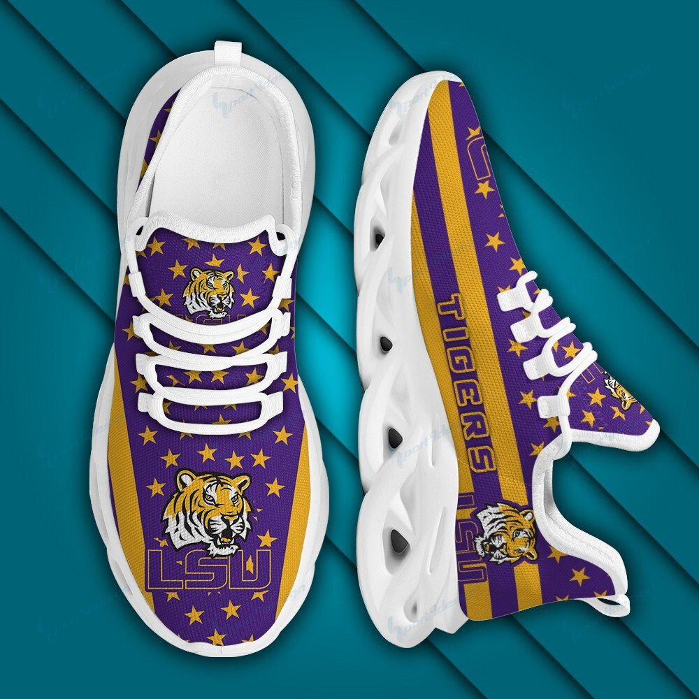 LSU Tigers Max Soul YZ Running Sneakers 11