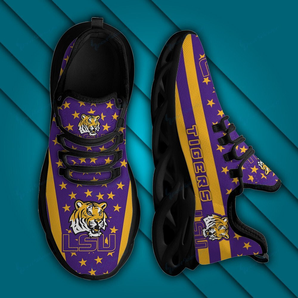LSU Tigers Max Soul YZ Running Sneakers 11