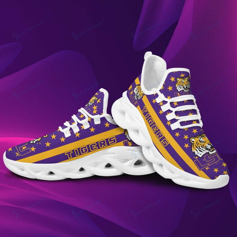 LSU Tigers Max Soul YZ Running Sneakers 11