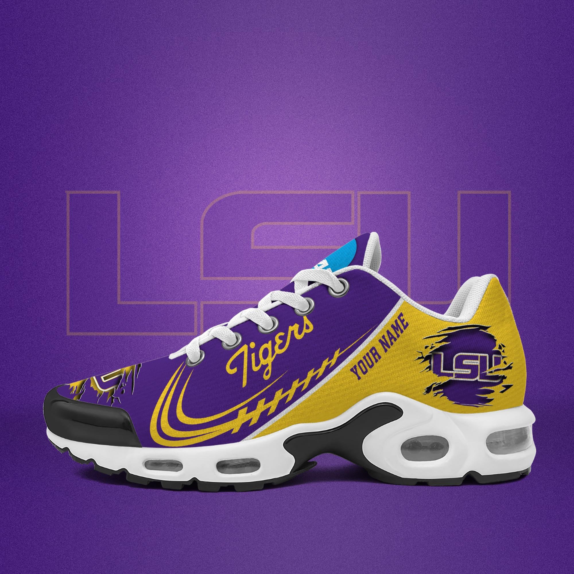 LSU TIGERS TN Shoes 2026 Version Custom Name