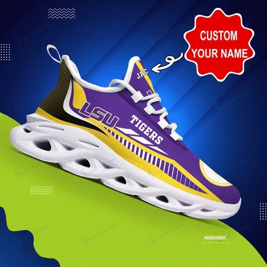 Lsu tigers YZ running sneakers