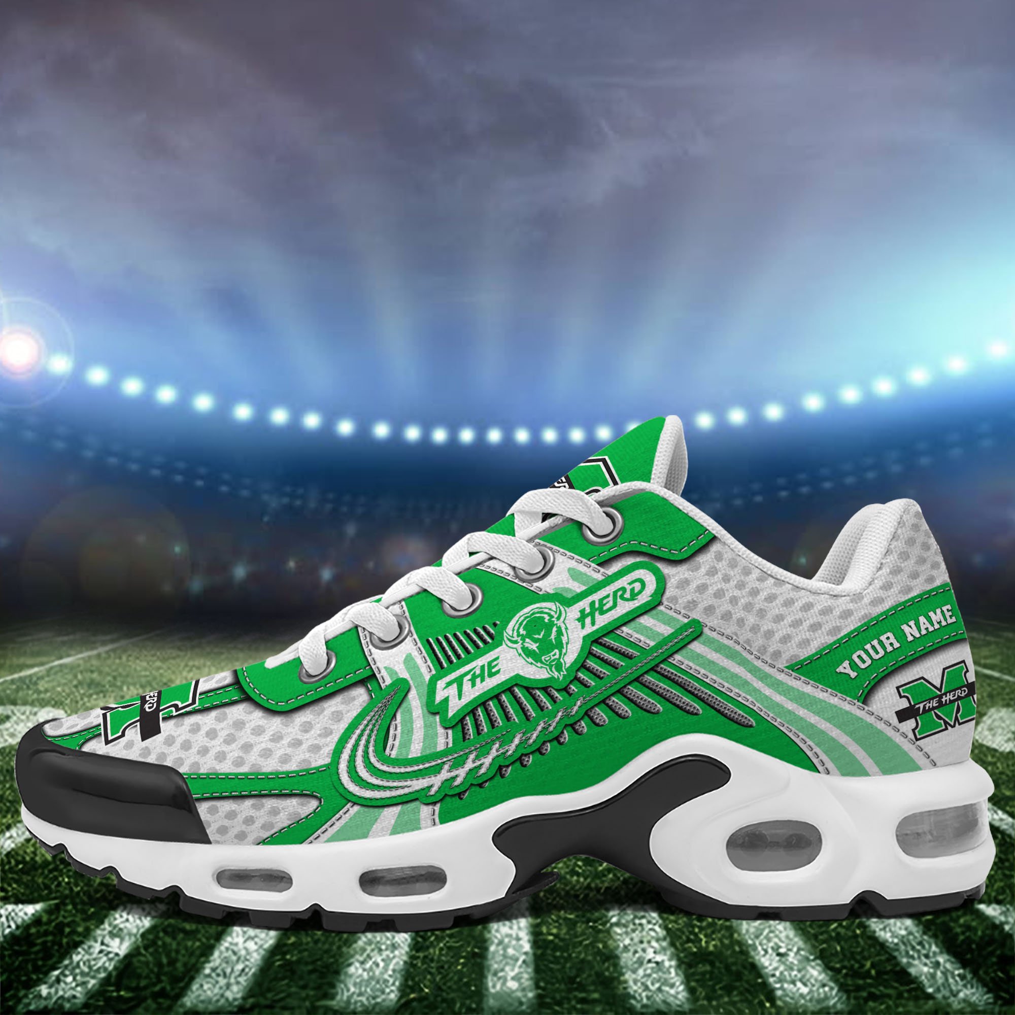 Marshall Thundering Herd TN Shoes Custom Your Name, Sport Shoes