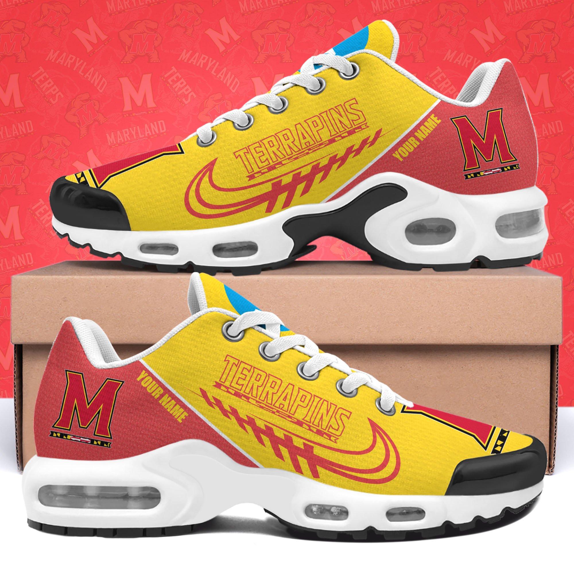 Maryland Terrapins TN Shoes Custom Your Name 514