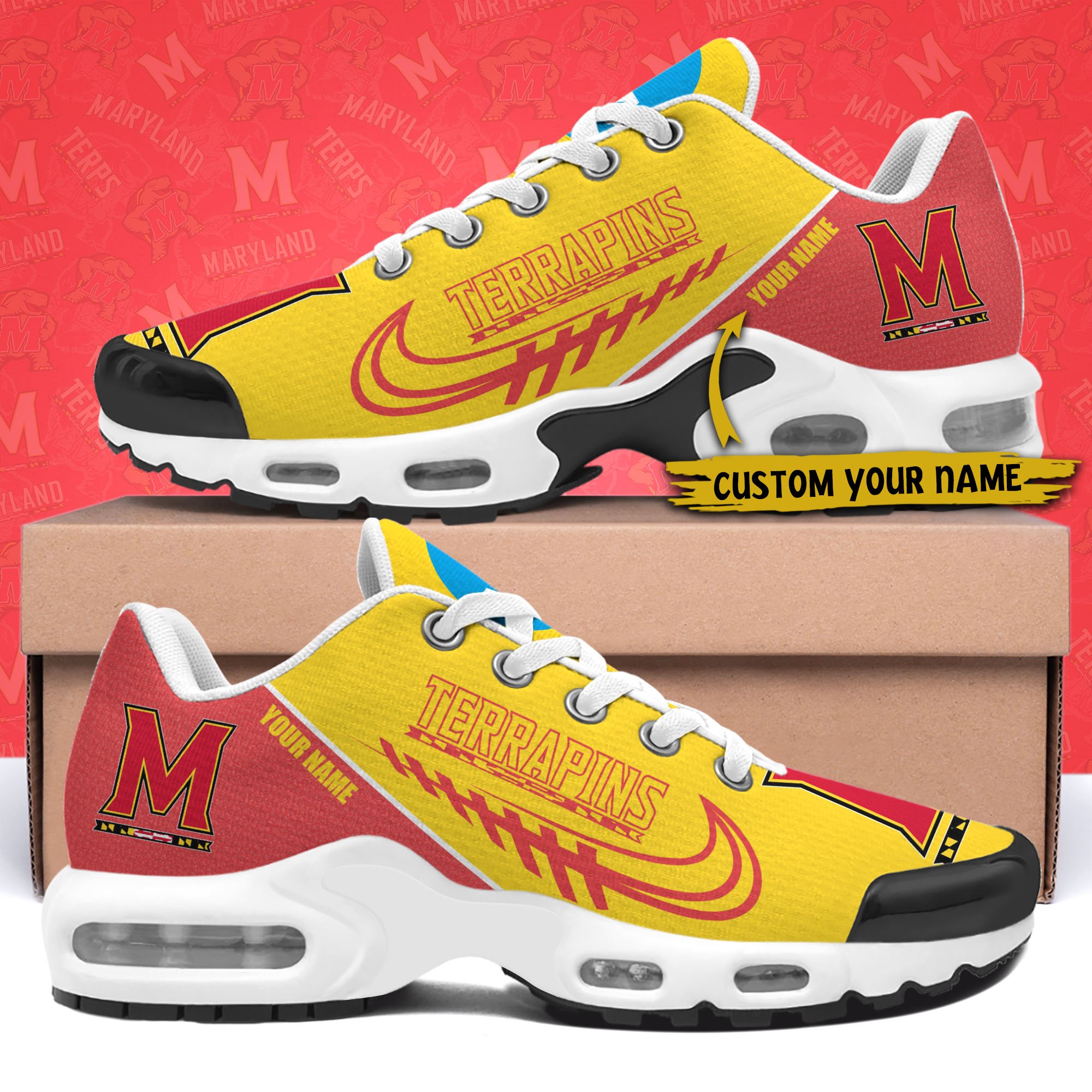 Maryland Terrapins TN Shoes Custom Your Name 514