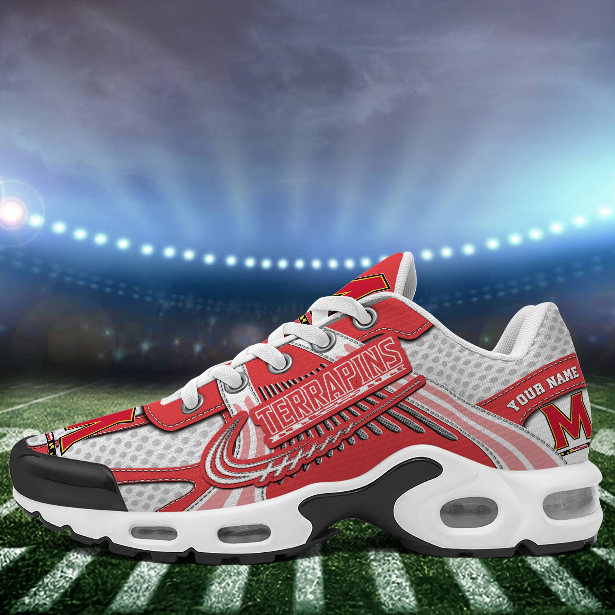 Maryland Terrapins TN Shoes Custom Your Name, Sport Shoes