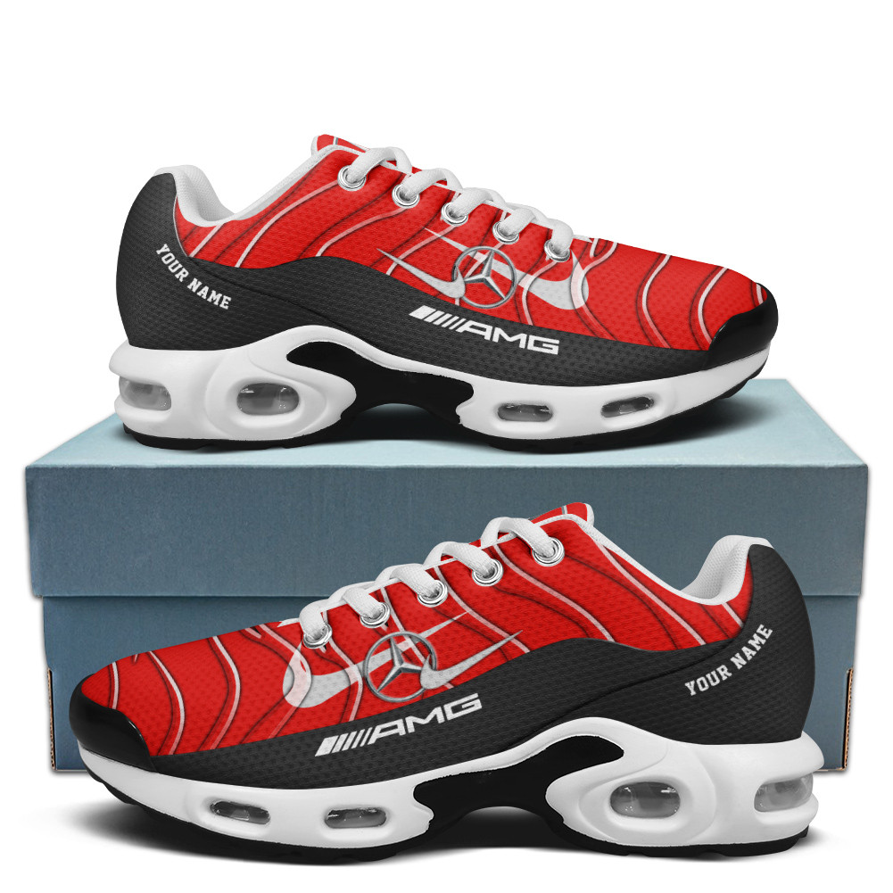 Mercedes-Benz AMG Vibrant Wave Custom Name TN Air Max Shoes Air Cushion Sneakers