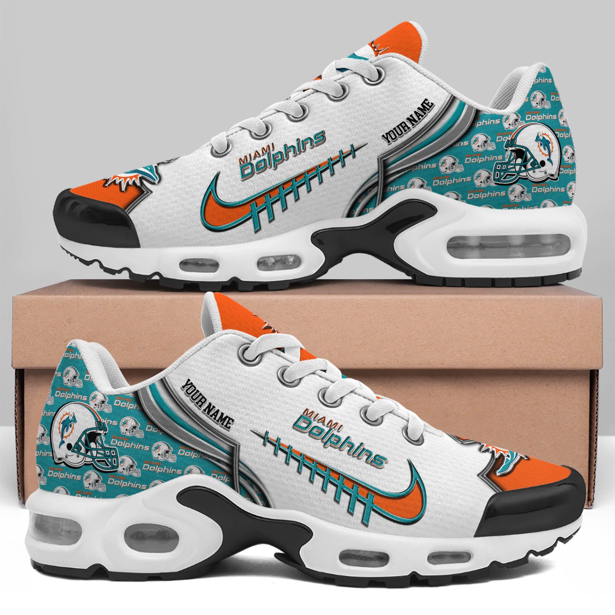 Miami Dolphins TN Shoes 2026 Version Custom Your Name 642