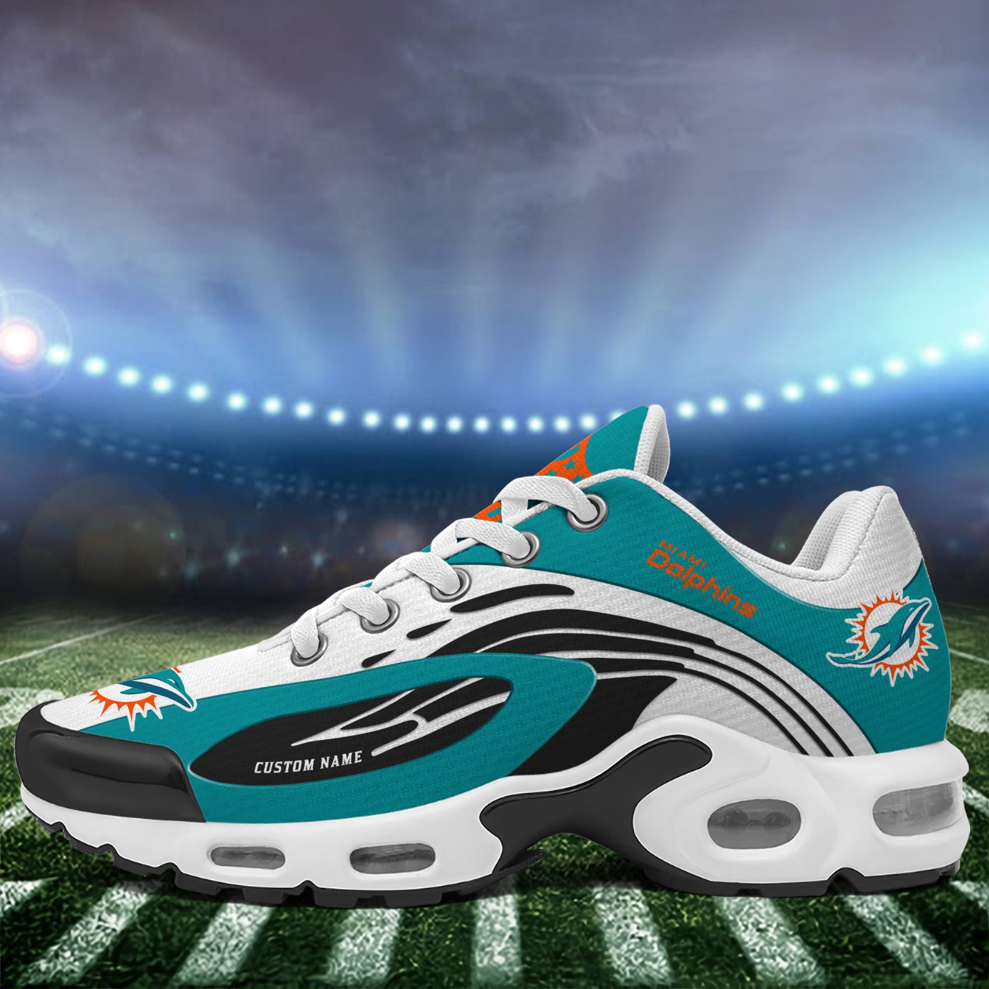 Miami Dolphins TN Shoes 2026 Version Custom Your Name 950