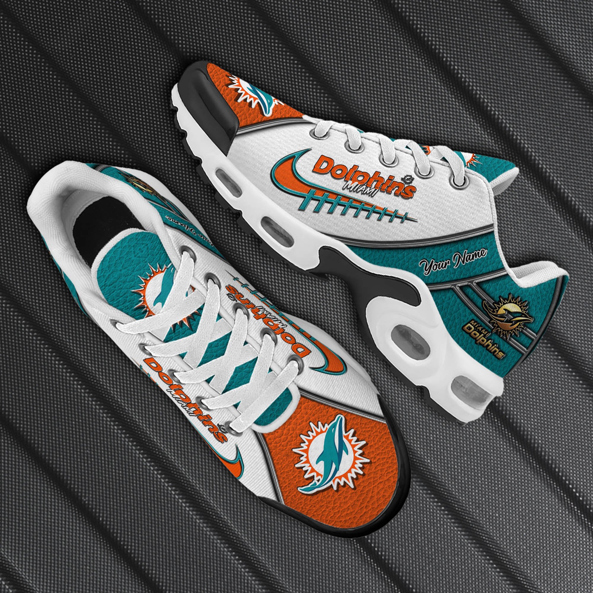 Miami Dolphins TN Shoes 2026 Version Custom Your Name, Football Team Shoes 516