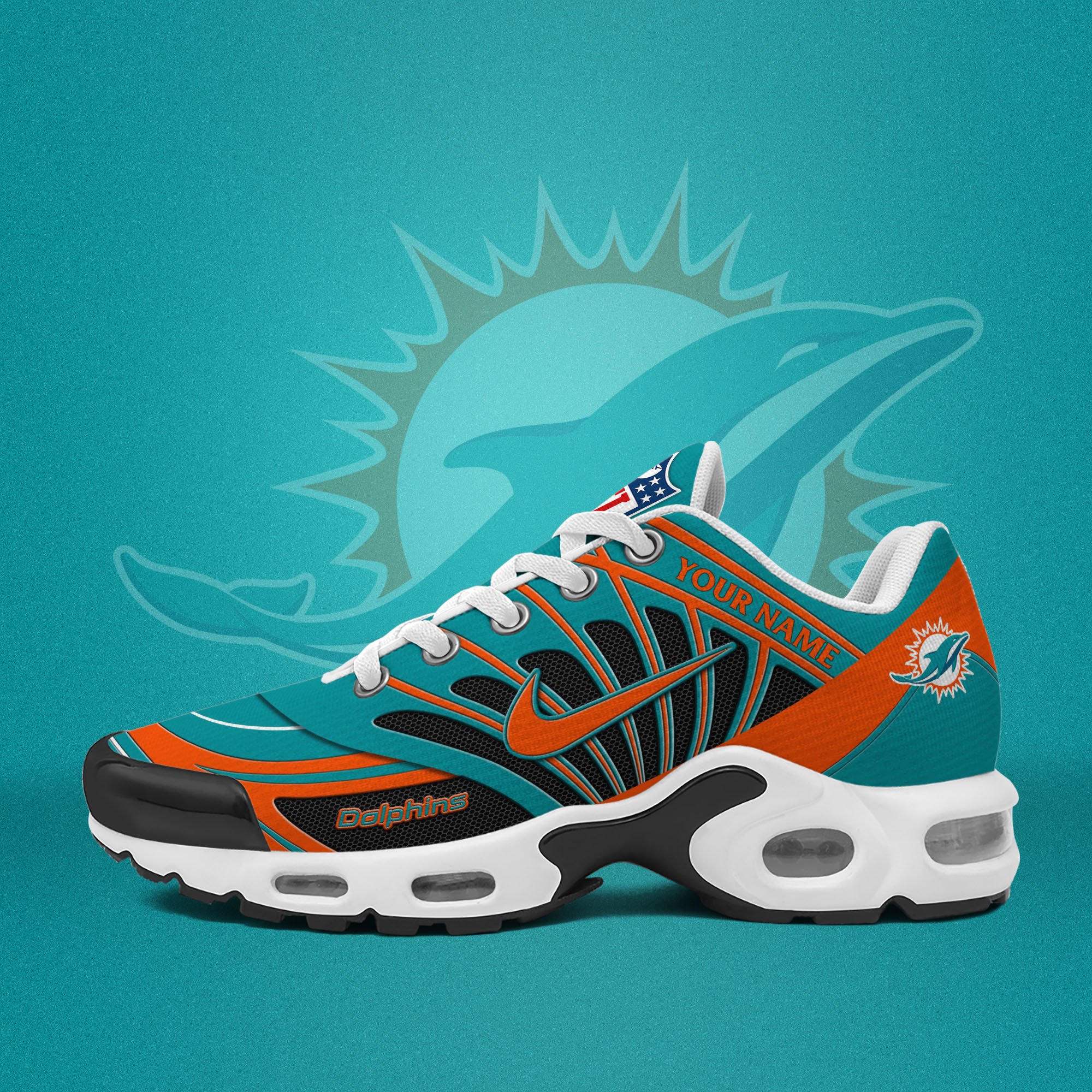 Miami Dolphins TN Shoes 2026 Versions Custom Your Name 921