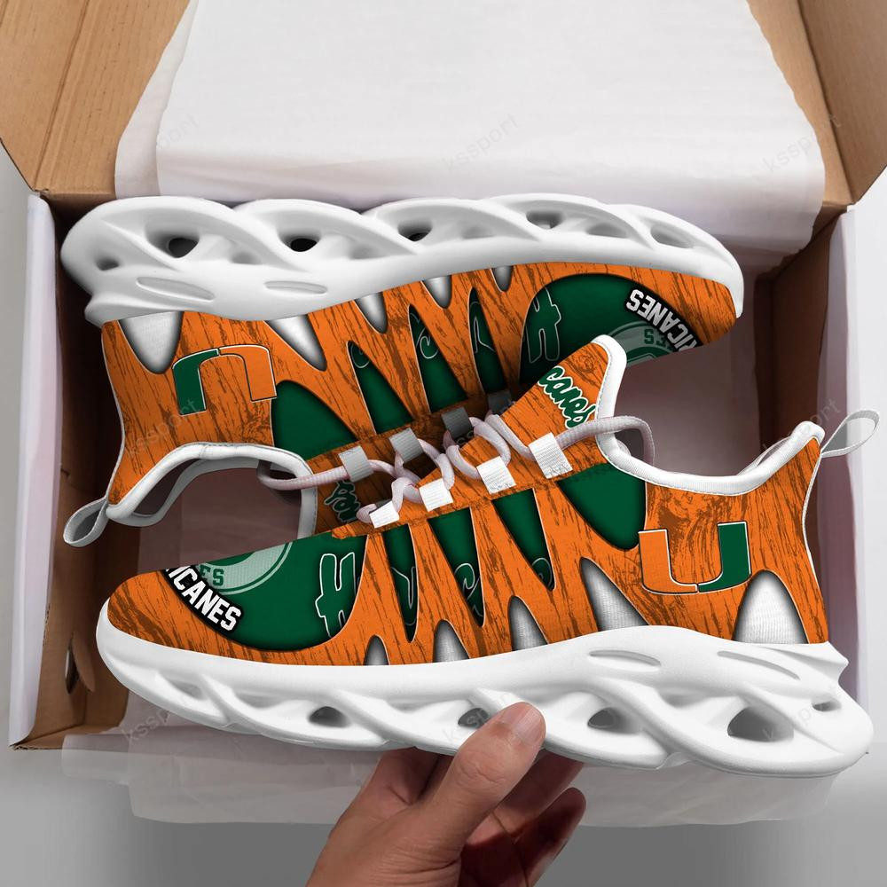 Miami Hurricanes Max Soul Shoes, Running Sneakers