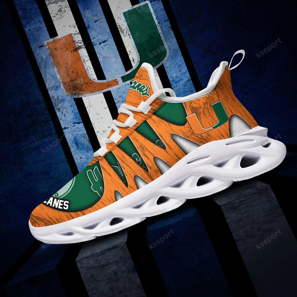 Miami Hurricanes Max Soul Shoes, Running Sneakers