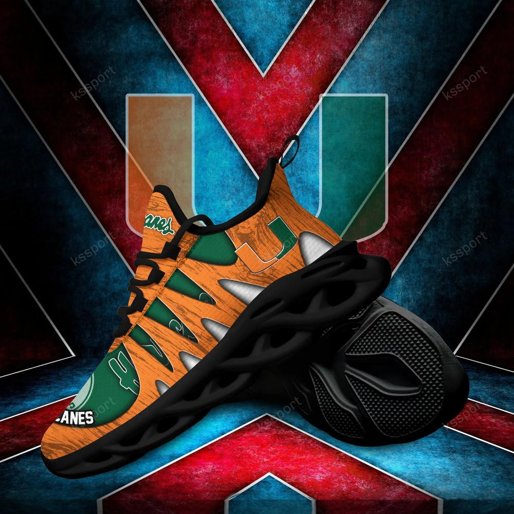 Miami Hurricanes Max Soul Shoes, Running Sneakers