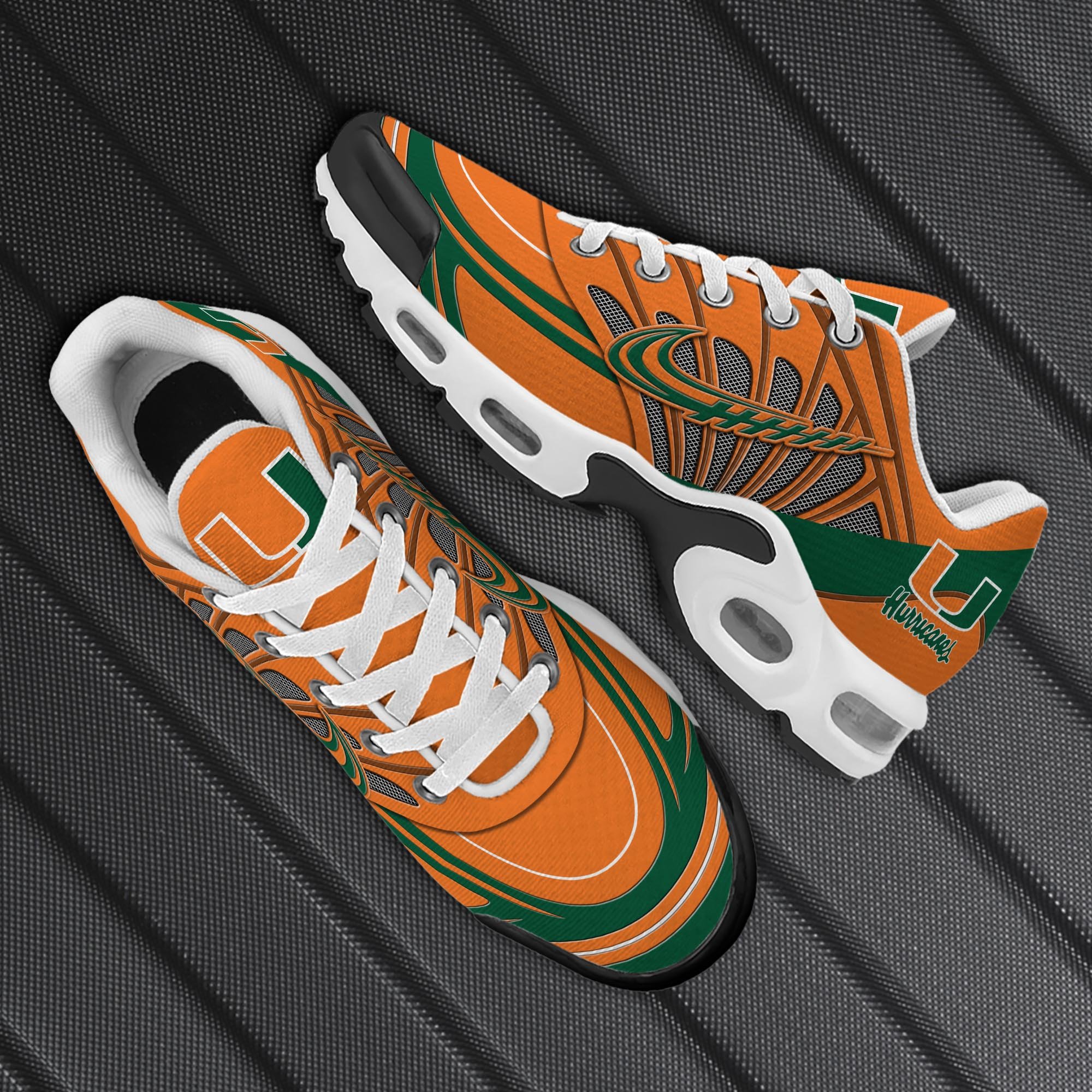 Miami Hurricanes TN Shoes 2026 Version Custom Name 135