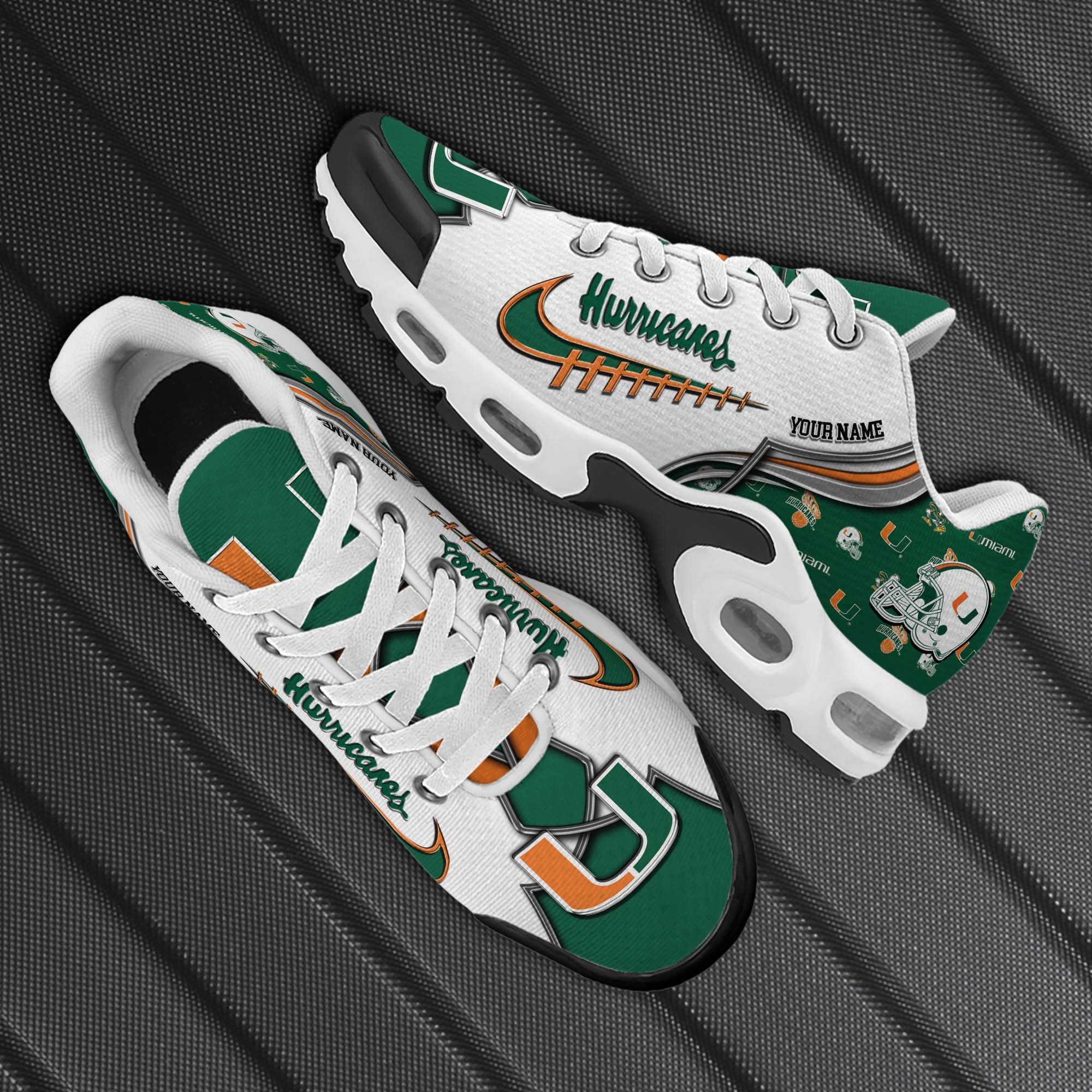 Miami Hurricanes TN Shoes 2026 Version Custom Your Name 642