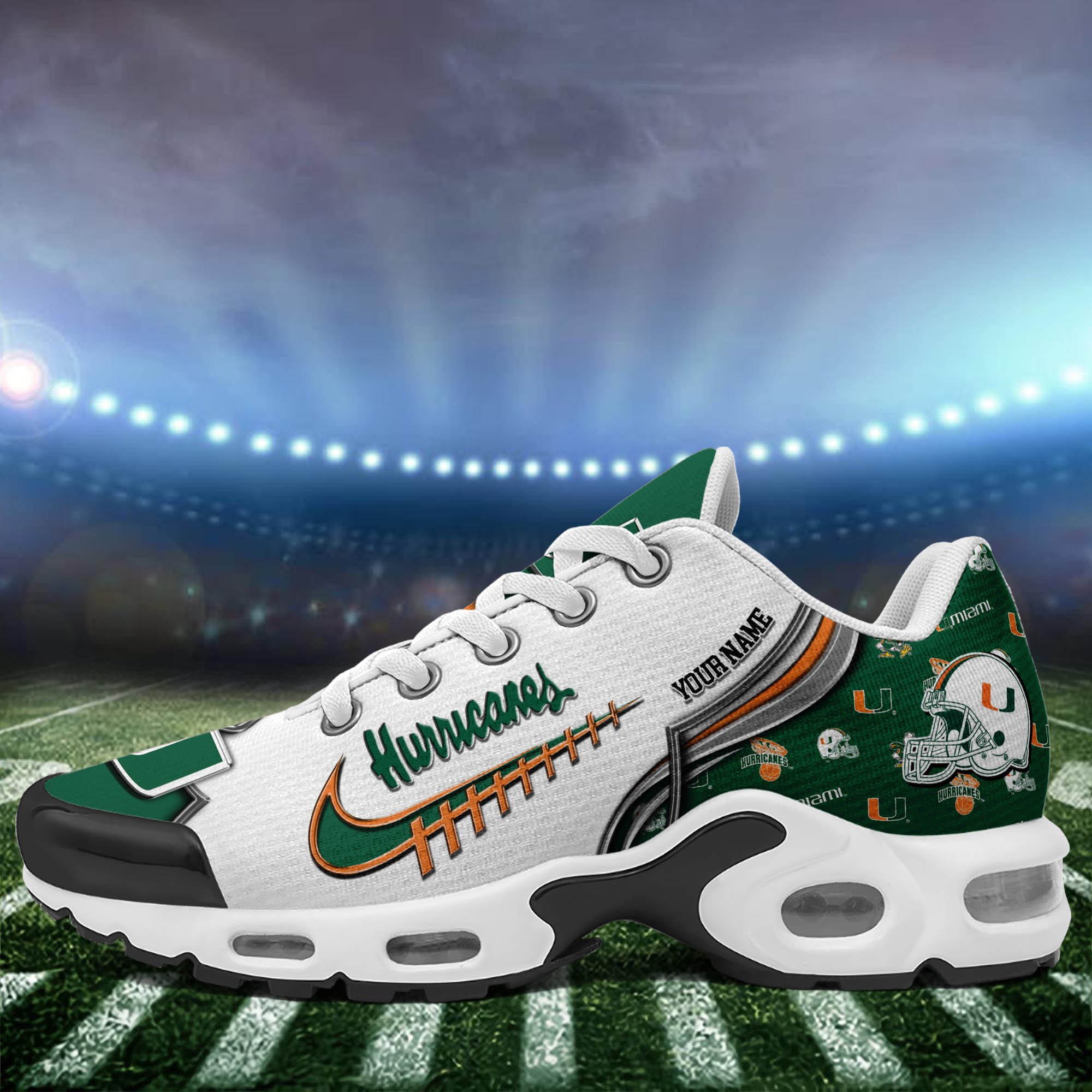 Miami Hurricanes TN Shoes 2026 Version Custom Your Name 642
