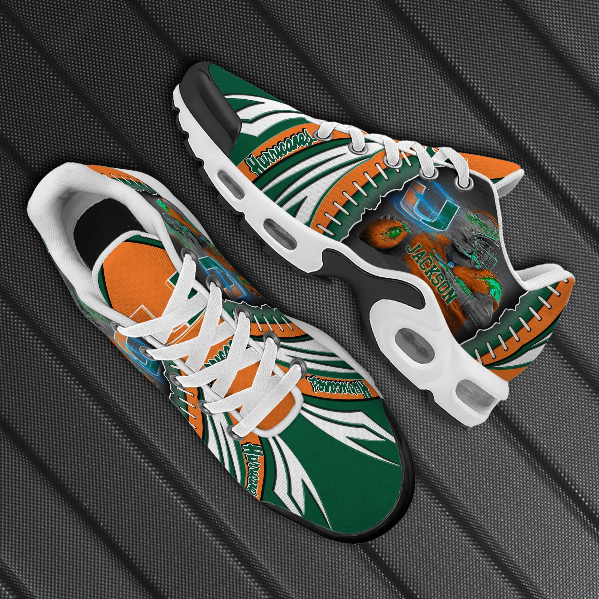 Miami Hurricanes TN Shoes 2026 Version Custom Your Name 919