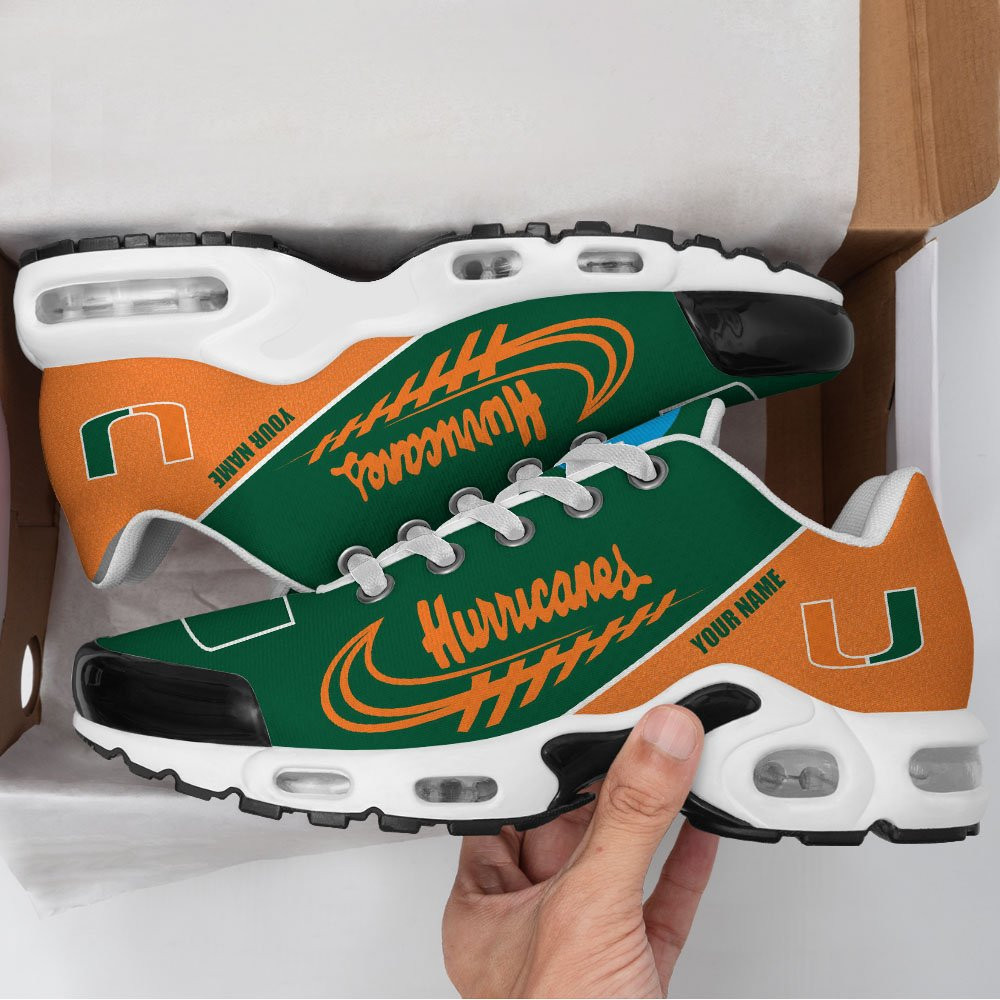 Miami Hurricanes TN Shoes Custom Your Name 514