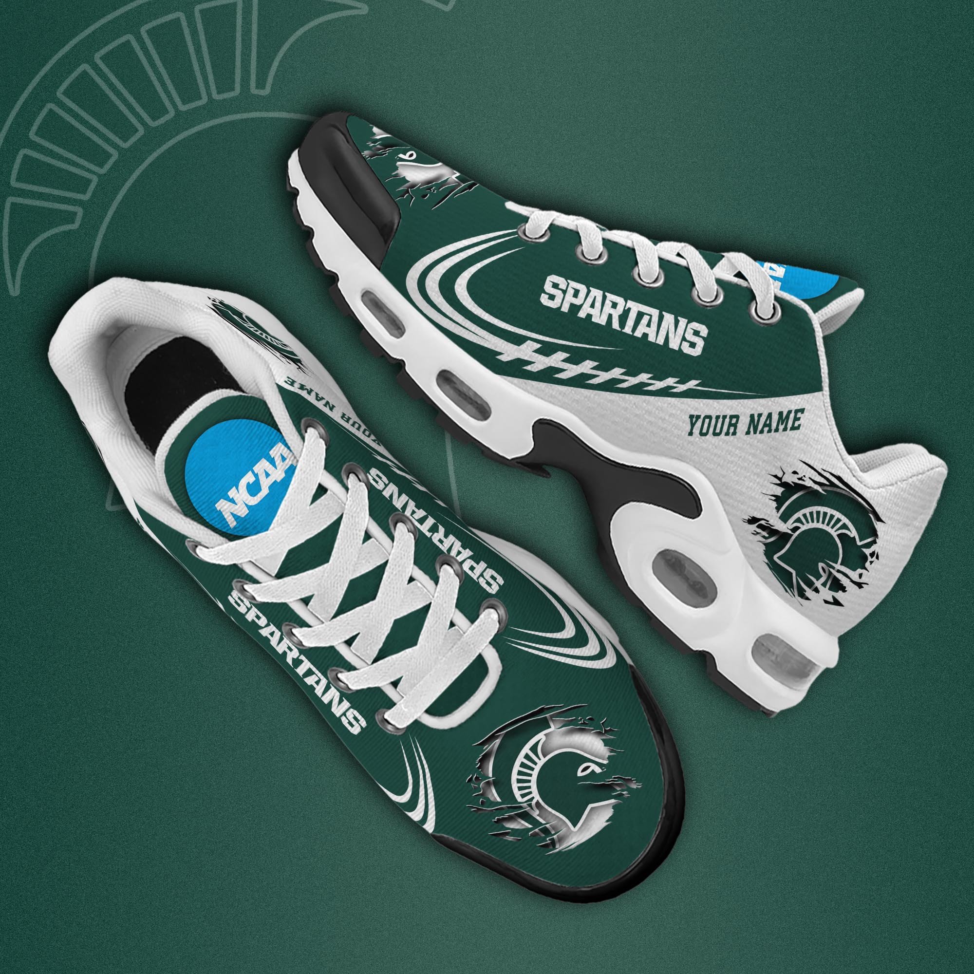 Michigan State Spartans TN Shoes 2026 Version Custom Name