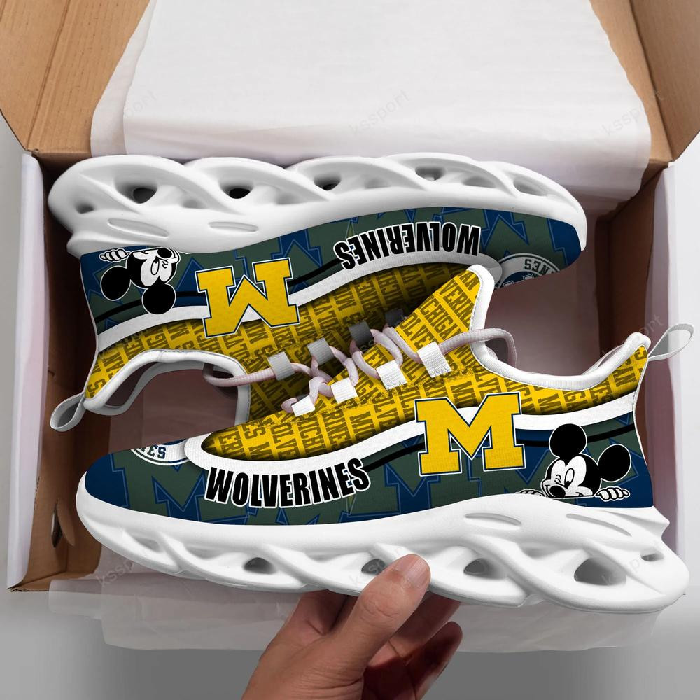 Michigan Wolverines Max Soul Clunky Sneakers